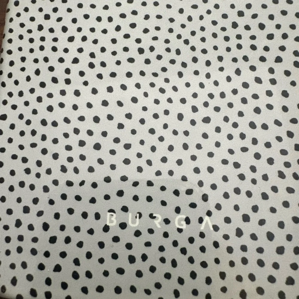 BURGA I Phone Cover Case 14 Pro Max Green Black Polka Dot Cute Preppy